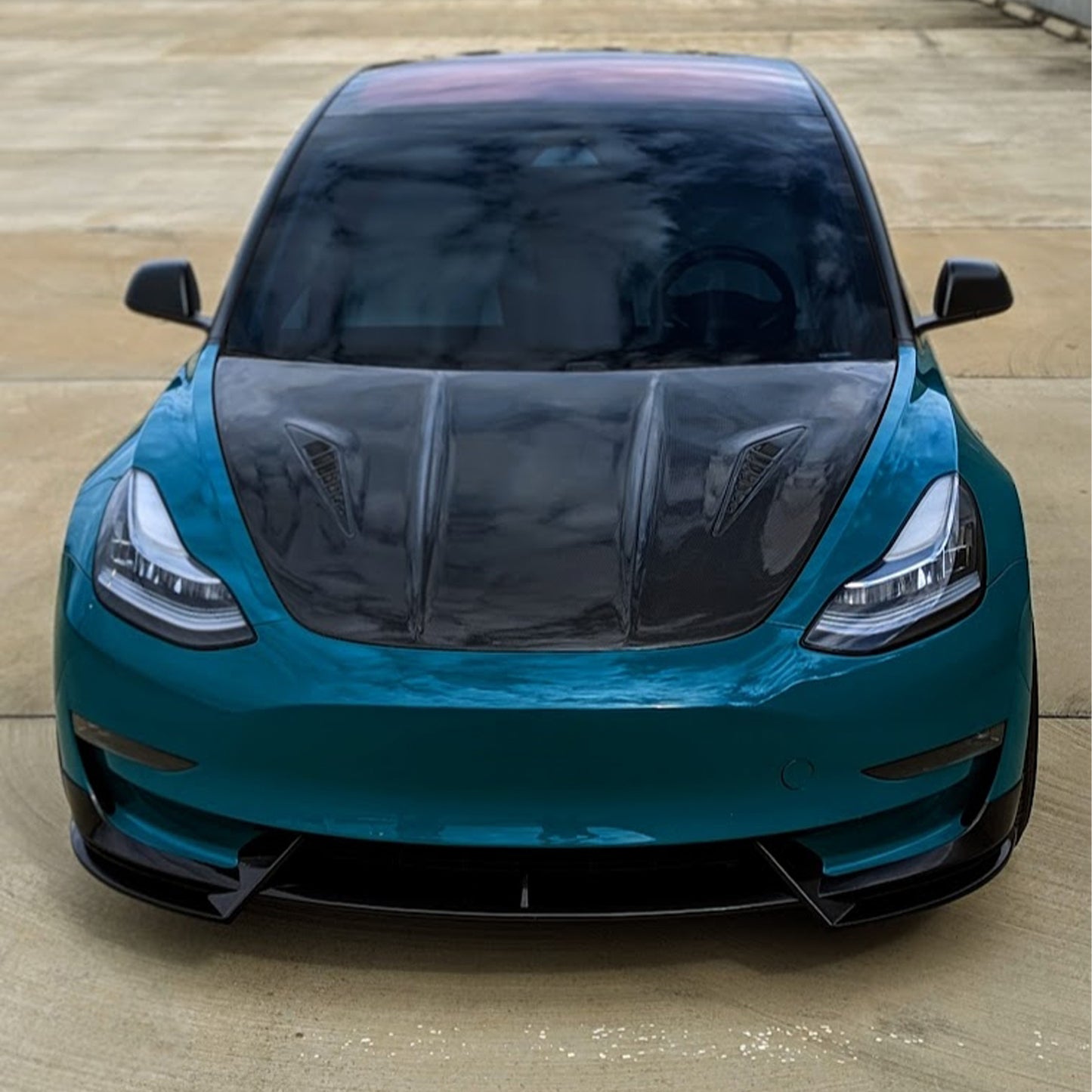 For 3 Front Bumper Lip Splitter 2017-2023