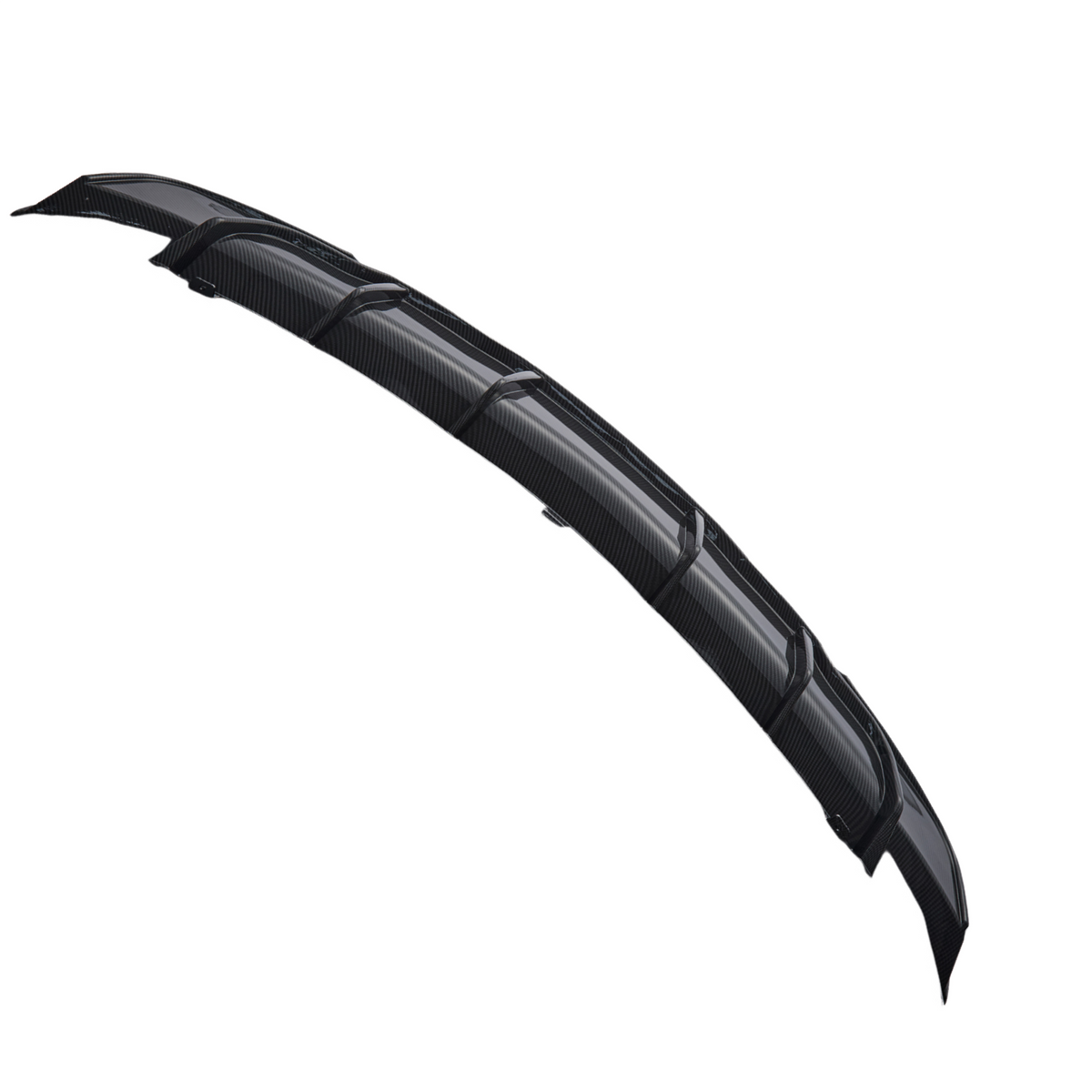 For 2017–2023 Tesla Model 3 Rear Diffuser – 3-Piece Finned Performance Style