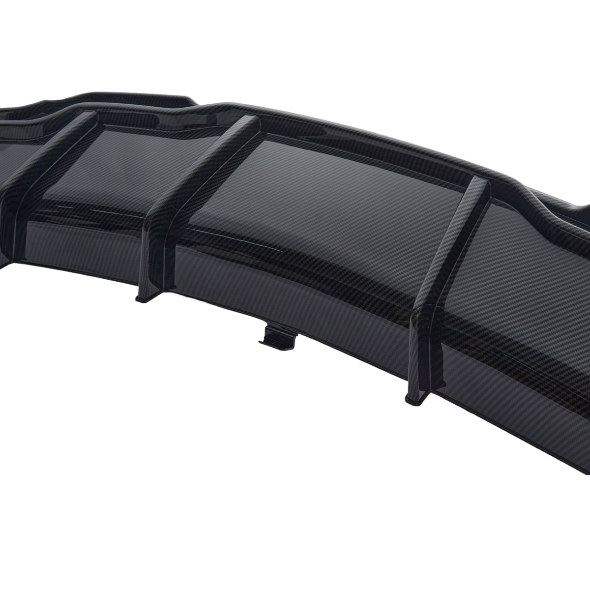 For 2017–2023 Tesla Model 3 Rear Diffuser – 3-Piece Finned Performance Style