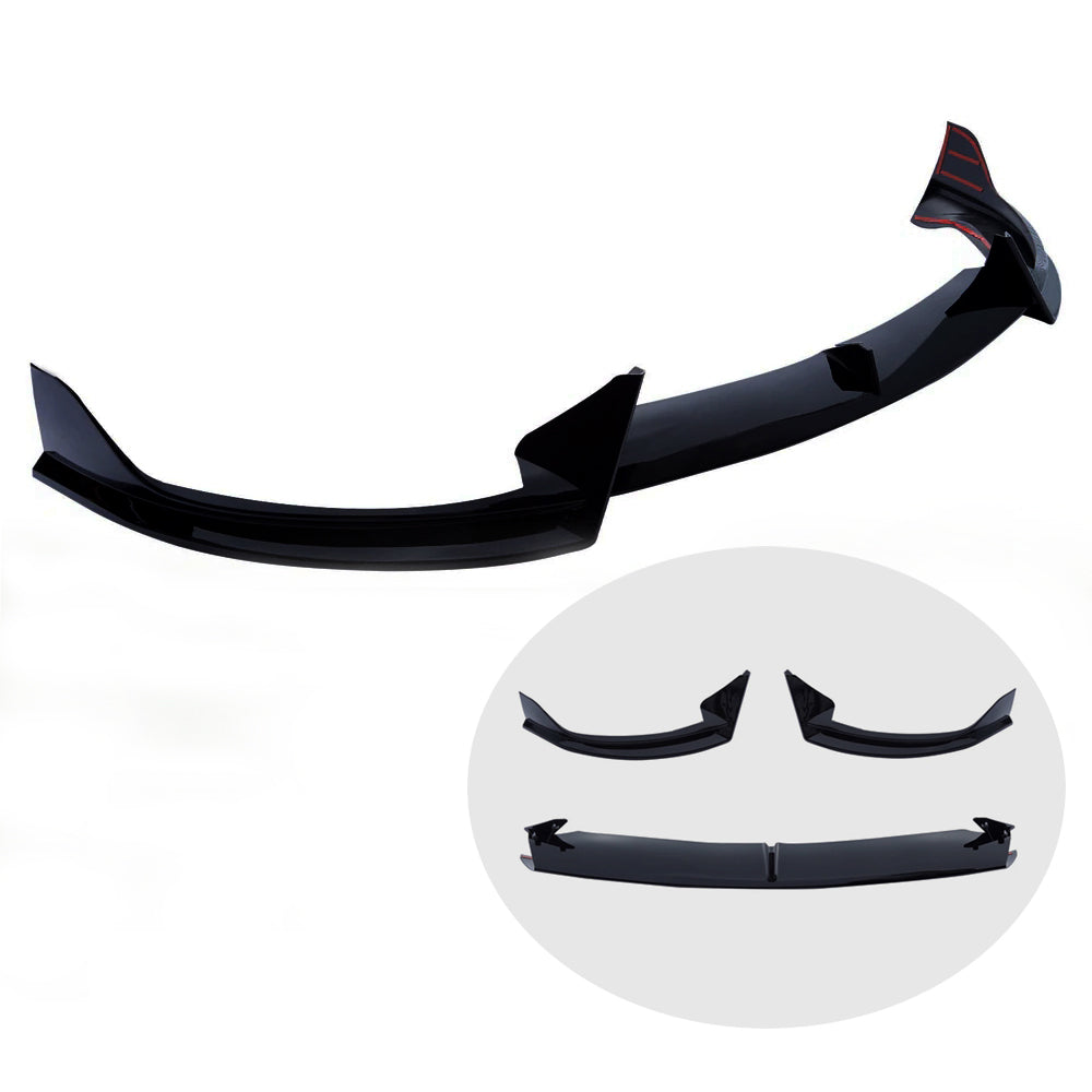 For 3 Front Bumper Lip Splitter 2017-2023