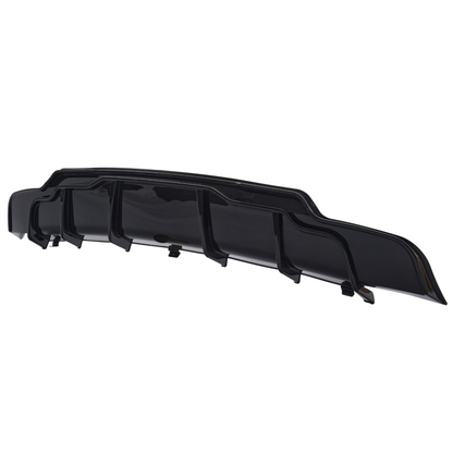 For 2017–2023 Tesla Model 3 Rear Diffuser – 3-Piece Finned Performance Style