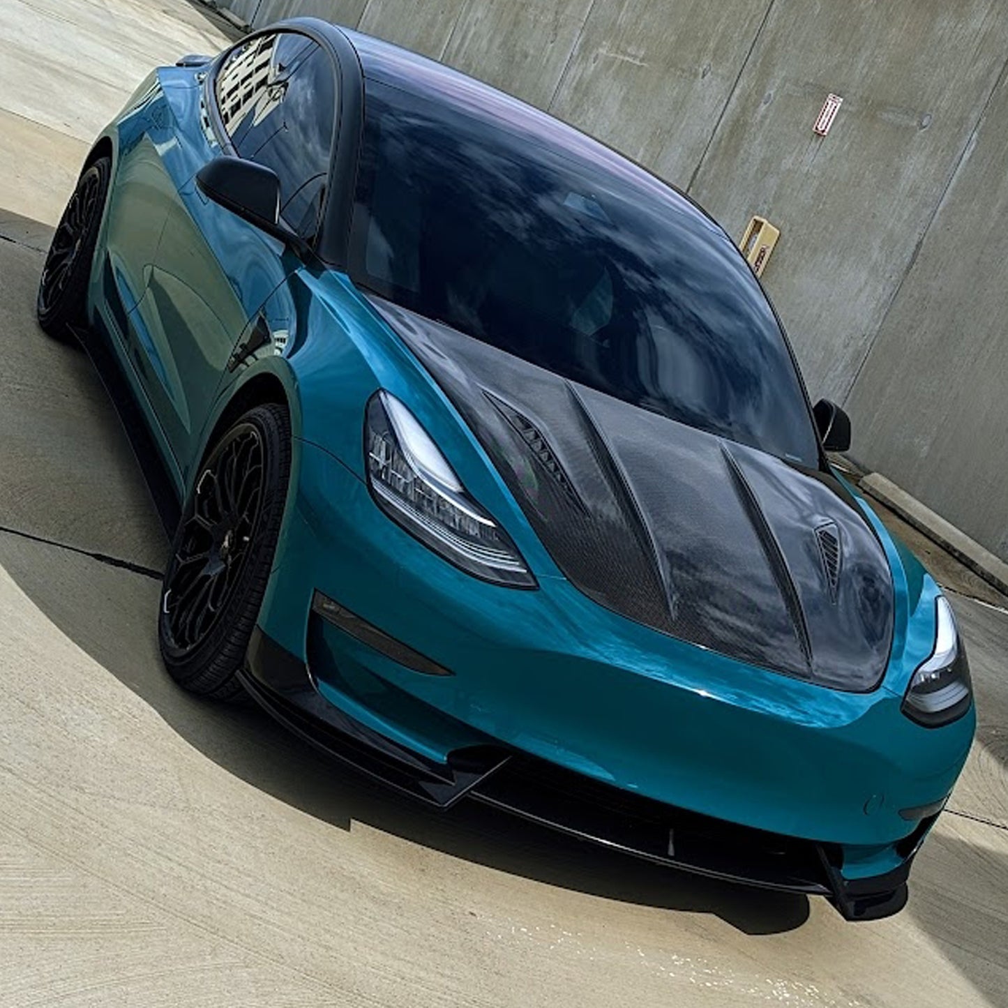 For 3 Front Bumper Lip Splitter 2017-2023