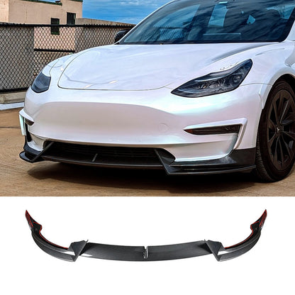 For 3 Front Bumper Lip Splitter 2017-2023